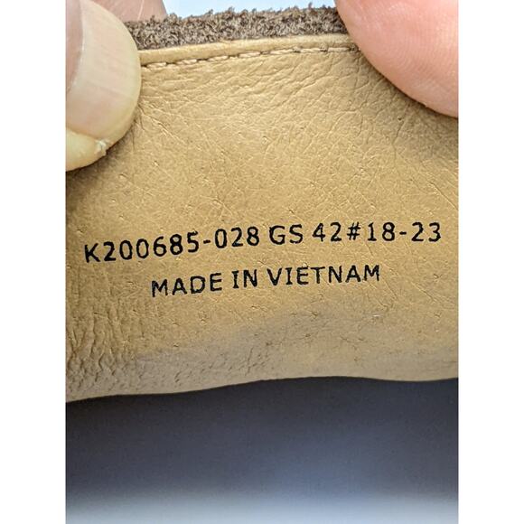 CAMPER Iman K200685-028 Brown Lace Up Nubuck Shoes For Women Sz 11 - Picture 9 of 9